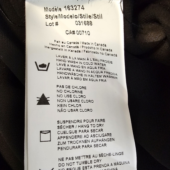 Joseph Ribkoff Black Asymetrical Dress with Cardigan Size 6 - 8 - Picture 12 of 13